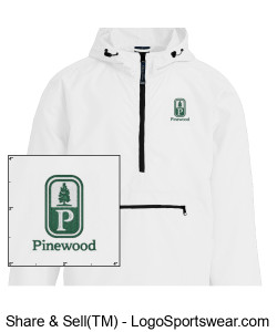 Classic Pinewood Adult White Pullover Design Zoom
